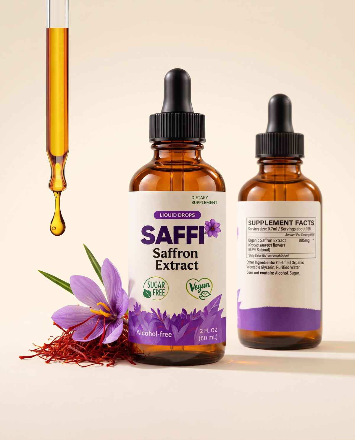 SaffiCalm™ – All-in-One Focus, Mood & Sleep Support for Kids