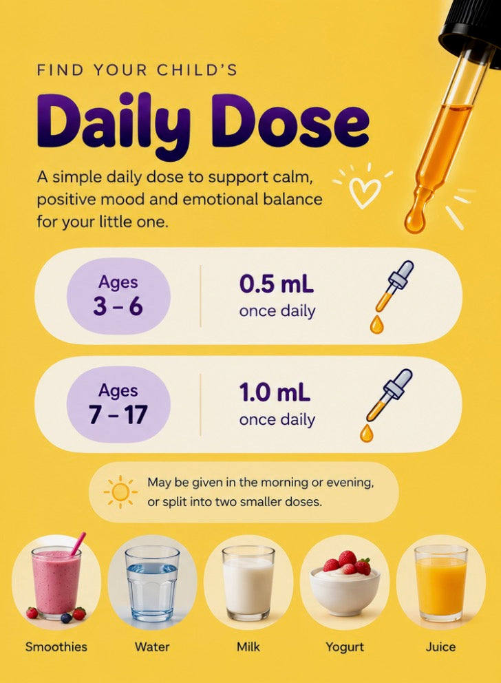 SaffiCalm™ – All-in-One Focus, Mood & Sleep Support for Kids